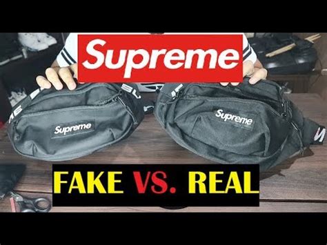 waist bag supreme real vs fake|real supreme washing tag.